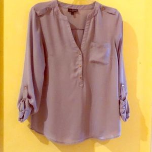 Purple Long Sleeved Top